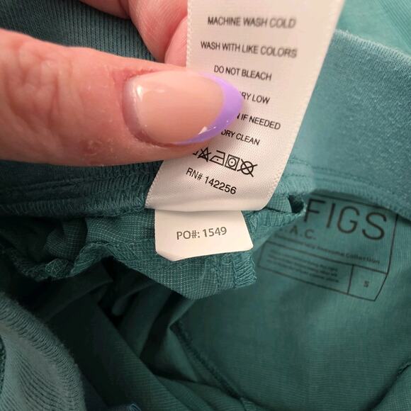 FIGS Callao Utility Jogger Scrub Pants Teal E.A.C. W20SW2009 Small Womens Nurse - Picture 5 of 5